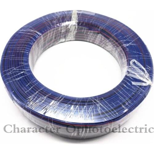 10m/lot RGB 4pin cable wire for LED RGB strip, 22AWG RGB 4 colors wire, 4pin Tinned copper extend wire