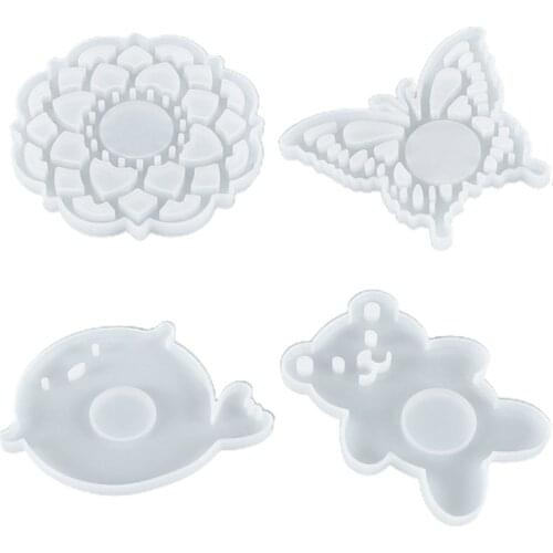 13MC Pufferfish Tea Tray Coaster Mold 1 Piece Silicone Epoxy Resin Coaster Mold Used to Make Artificial Agate Pieces Coaster