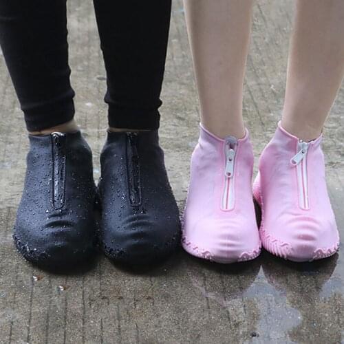 2020 Spring Fashion Reusable Shoe Cover Waterproof Zipper Cover Shoes Men/women Rain Shoes Covers Waterproof