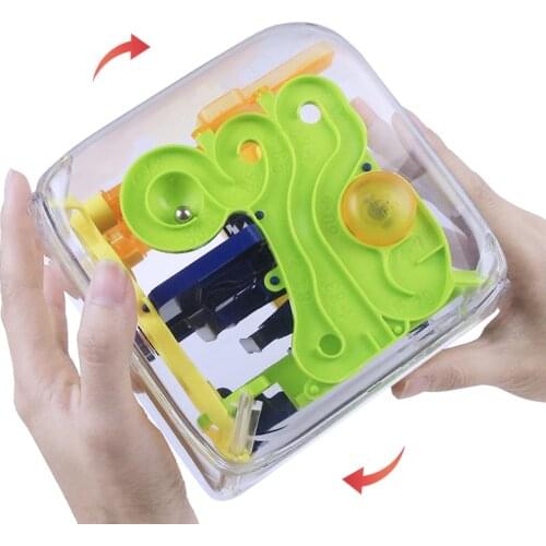 3D Puzzle Maze Magic Labyrinth Sphere Solid Geometric Shape 88 Steps Balance Training Game Intellectual Toys for Children Gifts