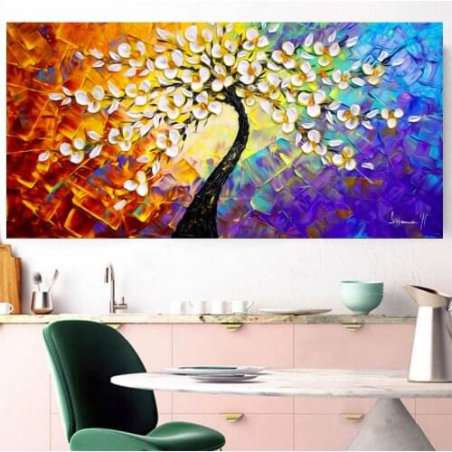 Abstract Flower Canvas Poster Nordic Decoration Peony Floral Wall Art Print Painting Decorative Picture Scandinavian Home Decor