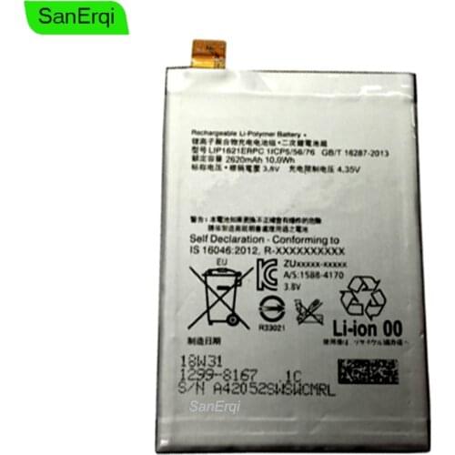 For Sony Xperia X F5121 L1 F5122 Battery LIP1621ERPC 2620mAh High Quality Batterie Bateria