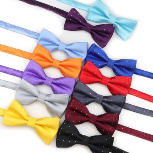 Glitter Dot Bowtie Lovely Fashion Polyester Adult Butterfly Party Dinner Wedding Nice Designer Bow Tie Daily Accessory