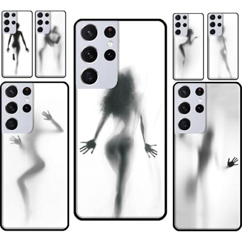 Sexy Woman Silhouettes Phone Case For Samsung Galaxy S8 S9 S10 Plus S20 FE Note 10 Plus Note 20 Ultra S21 Coque