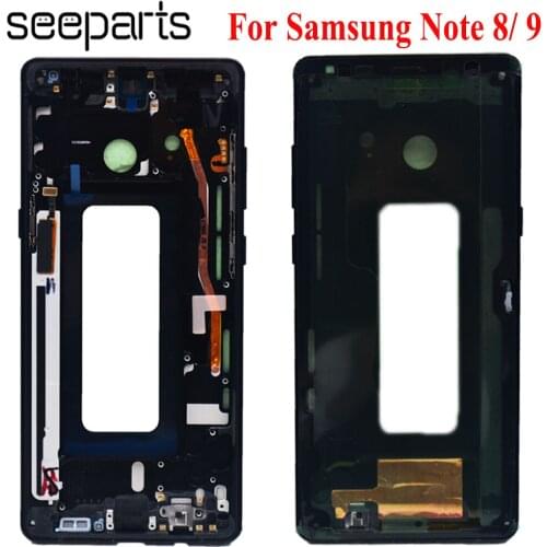 For Samsung Galaxy Note 8 middle frame Front Bezel Frame Housing Case For Samsung Galaxy Note 9 Middle frame Replacement Parts