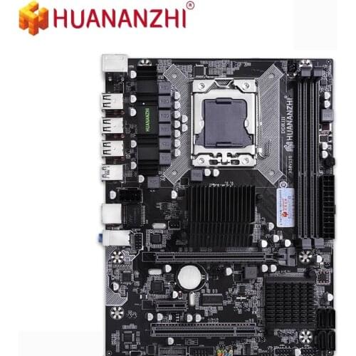 HUANANZHI X58 motherboard LGA 1366Support RECC NON-ECC DDR3 And Xeon Processor USB3.0 AMD RX Series X5670 X5575 X5650 X5660