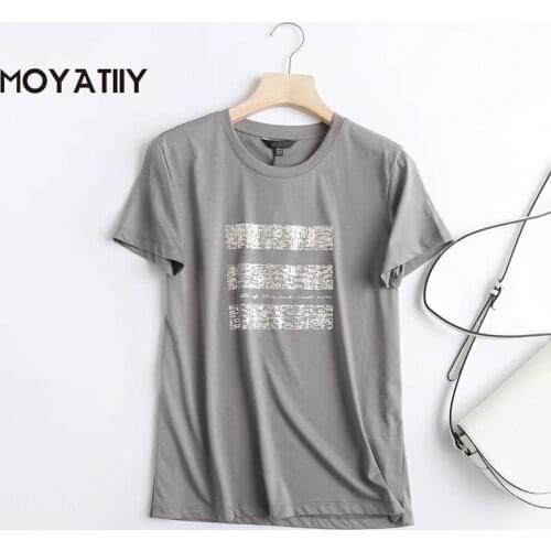 Женские футболки с принтом MOYATIIY China At AliExpress