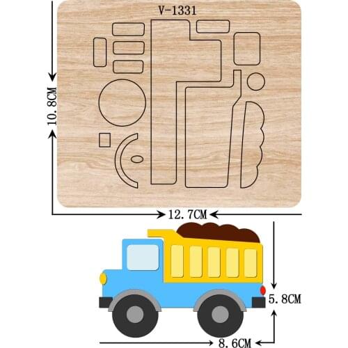 New truck wooden dies cutting dies for scrapbooking /Multiple sizes /V-1331