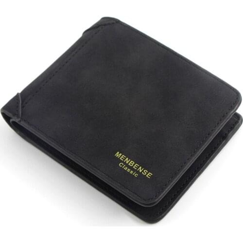 New Wallet Scrub Men 's Wallet Short Large Capacity Multi-Function Fashion Casual Leather Wallet