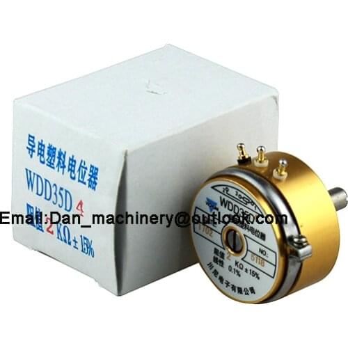 Original WDD35D4 Precision potentiometer Linear conductive plastic angular displacement sensor
