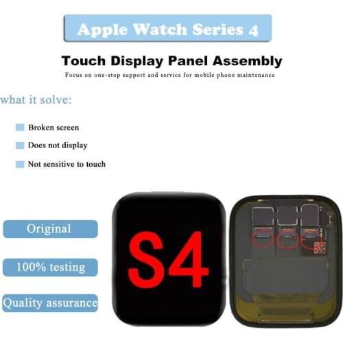 Original Screen For Series 4 LCD Display Touch Screen 40mm 44mm S4 LCD Pantalla A1975 A1976 A2007 A2008 Replacement