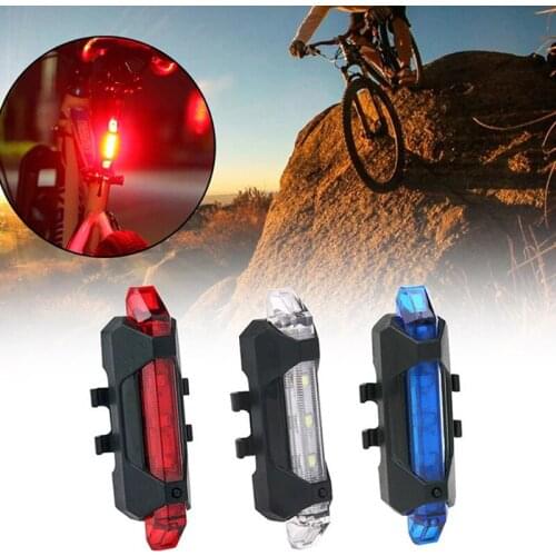 Rechargeable USB LED Bike Bicycle Tail Red Light Cycling Back Multi Wheel Up Bicycle Lights Bike Waterproof Cycling Light