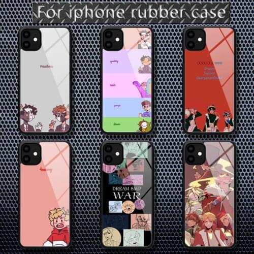 Dream Smp Phone Case Rubber for iPhone 12 11 Pro Max XS 8 7 6 6S Plus X 5S SE 2020 XR 12 Mini case