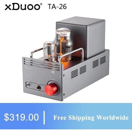 XDUOO TA-26 Headphone Amplifier High Performance Tube Amplifier Adopt 6N8P 6N5P Tube AMP