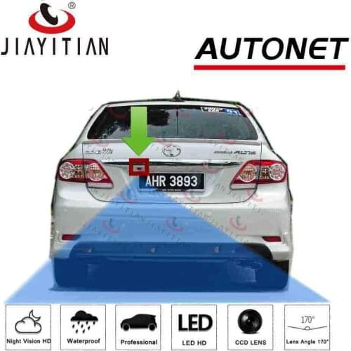 JIAYITIAN rear camera For Toyota Corolla Altis 2010 2011 2012 2013 CCD/Night Vision/Reverse/Backup Parking Camera Reserved Hole