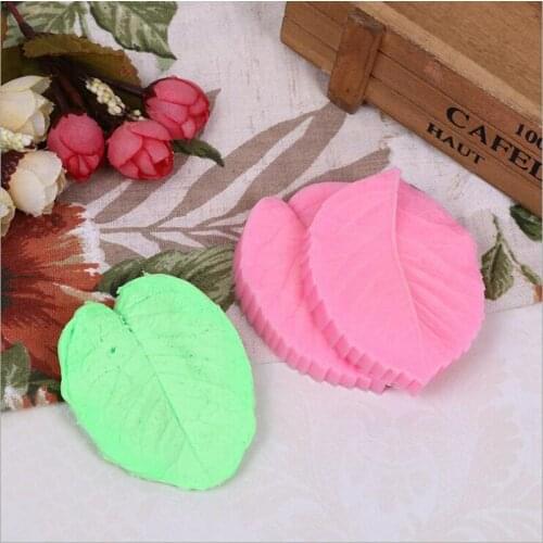 1Pc New 3D Leaf Veiner Shape Silicone Mold Cake Mould Fondant Bakeware Decorating