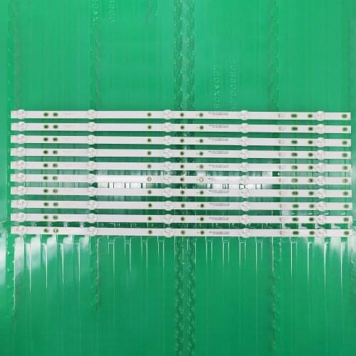 10 PCS LED Strip 5 Lamp for BAIRD 55"TV TI5510DLEDDS 2W2006-DS55M7800-01 DS55M78-DS02-V01 DSBJ-WG 530MM