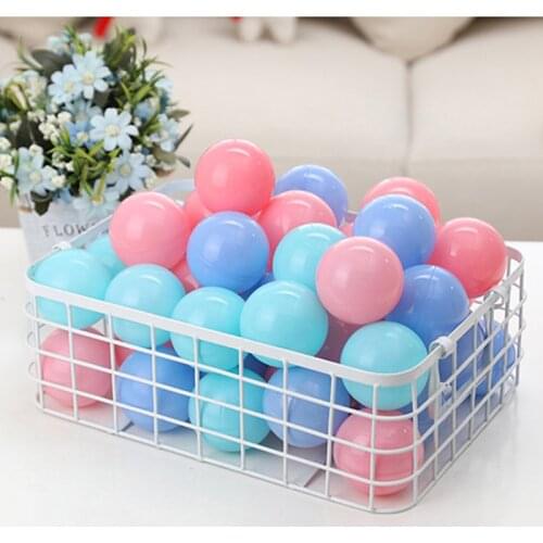 100 pcs/lot Eco-Friendly Ocean Ball Colorful Ball Soft Plastic Ocean Ball Funny Baby Kid Swim Pit Toy Water Pool For Children