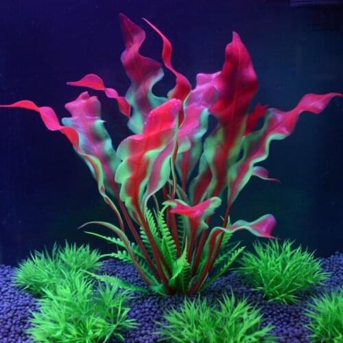 1PCS Artificial Plastic Water Plant Grass Aquarium Decorations Plants Fish Tank Grass Flower Ornament Decor Aquatic Accessories