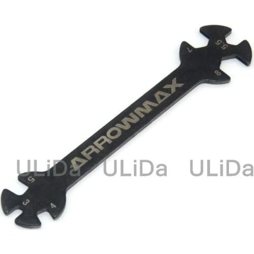 AM Arrow max Special Tool Wrench For Turnbuckles & Nuts 3 4 5.5 7 8MM For 1/5 1/8 1/10 M3 M4 M5.5 M7 M8 Nut Screw RC Car Parts
