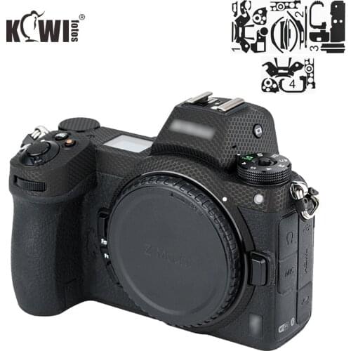KIWIFOTOS Anti-Scratch Camera Body Cover Protector Skin Film For Nikon Z7 Z6 3M Sticker Portable Bag Accessories Matrix Black