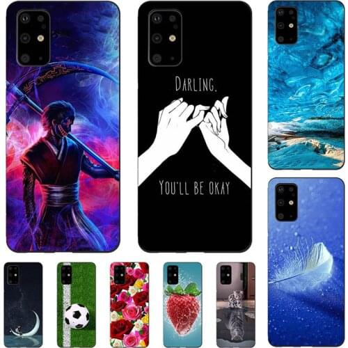 For Samsung Galaxy S20 Plus G985 S20 Ultra G988 S 20 Lite S20FE 5G G781 G980 Case Cartoon Pattern Soft Cover Animal Flower Shell