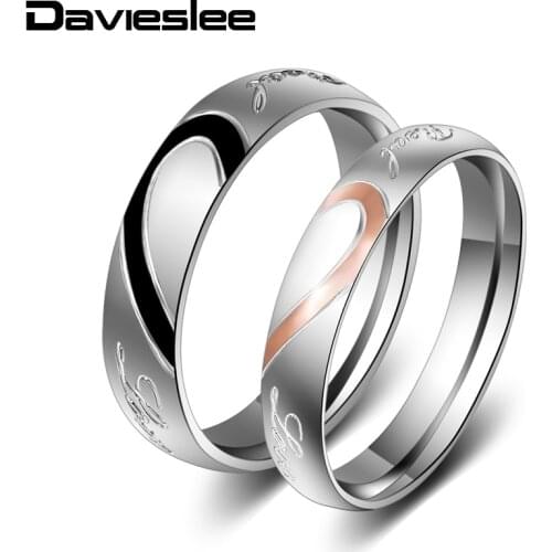 Женские серебряные кольца Davieslee China At AliExpress