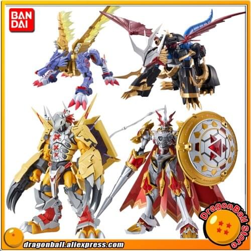 SALE0a 100% Original BANDAI SPIRITS Figure-rise Standard Assembly Action Figure - WarGreymon Metal Garurumon (AMPLIFIED)