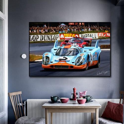 Racing Car 917 Poster Canvas Print Painting Nordic Hoom Decor Wall Art Picture For Living Room Home Decoration Frameless
