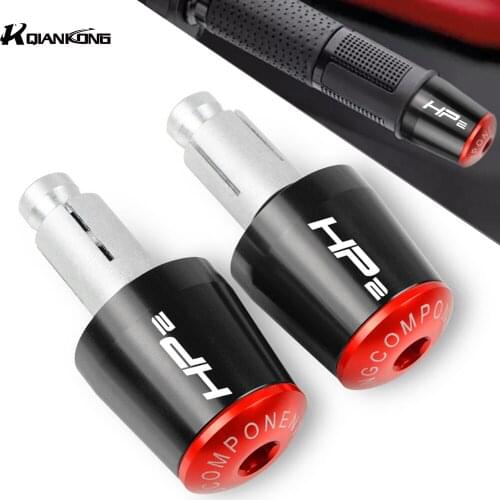 HP2 LOGO 7/8mm CNC Aluminum Motorcycle Hand Bar End Handlebar For BMW HP2 EnduRo ABS 2005 2006 2007 2008 2009 Handle Grips Cap