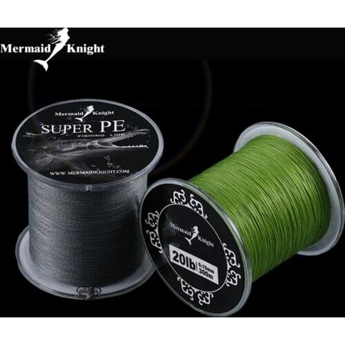 MermaidKnight 300M/500M 8 slick Fishing Line Superline for Pike Carp Coarse Sea Game Match Predator Fishing