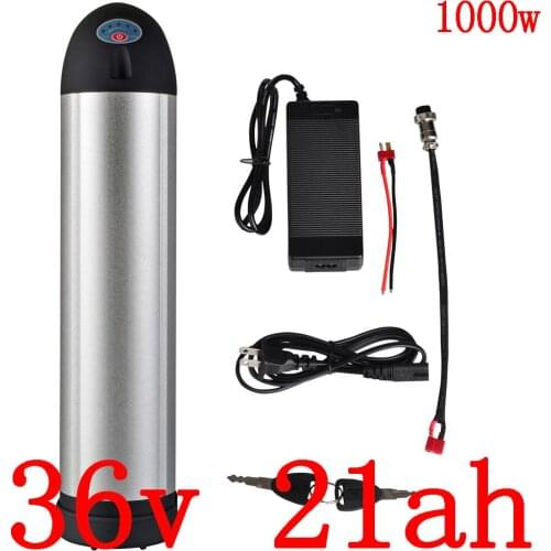 1000W 36V 20AH Electric Bicycle Battery 36V 20AH Lithium ion Battery 36Volt 21AH Ebike Battery use samsung/sanyo cell Free duty