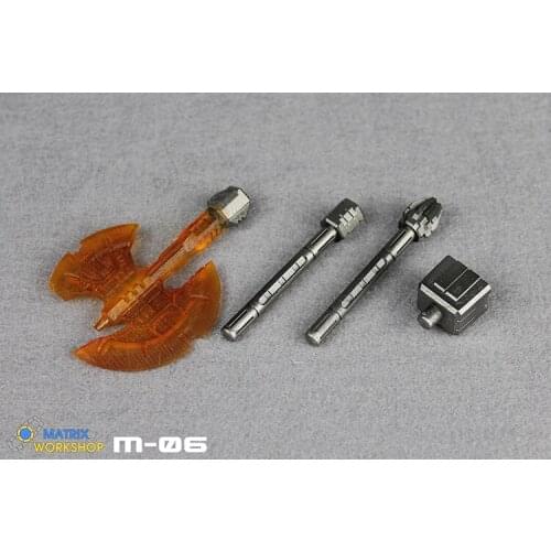 M-06 Siege Series V-Class Engine Energy Axe Tomahawk Weapon Upgrade Kit Model Toy