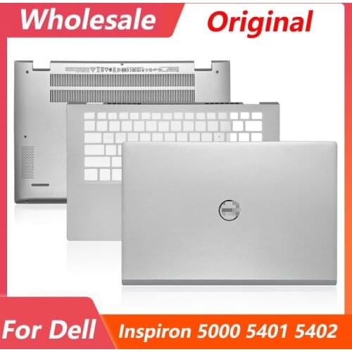 NEW For Dell Inspiron 14 5401 5402 5405 Laptop Case LCD Back Cover/Palmrest Upper Case/Bottom Case Top Back Cover 0WK1KG Silver