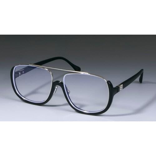 Half Frame Square Glasses Frames Men Women Optical Fashion Computer Glasses 49020