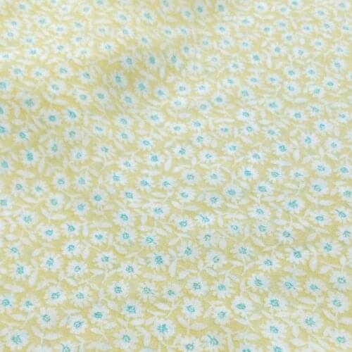 DIY Chiffon Fabric Fresh Floral Shirt Fat Mm Skirt Dress Printed Breathable Fabric