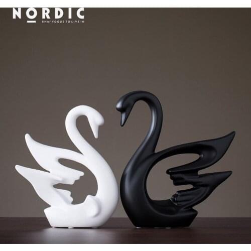 NORDIC HOME ACCESSORIES CERAMIC ORNAMENTS LIVING ROOM WINE CABINET DESKTOP DECORATIONS ORNAMENTS CREATIVE WEDDING GIFT DISPLAY