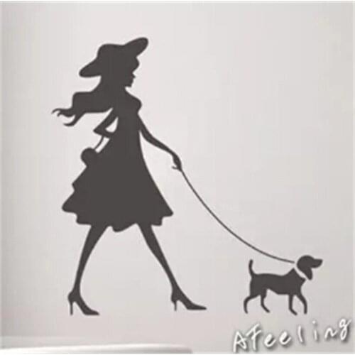 Store Shop window wall sticker Fashion Garment pet store window sticker door decoration market store sign wall sticker