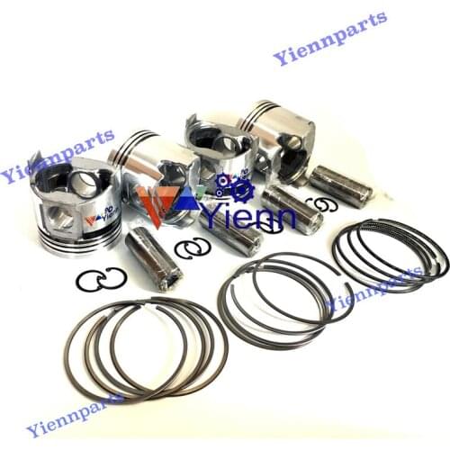 V1902 V1902-B Piston With Ring Set For Kubota Bobcat 743 301 Skid Loader Diesel Engine Repair Parts