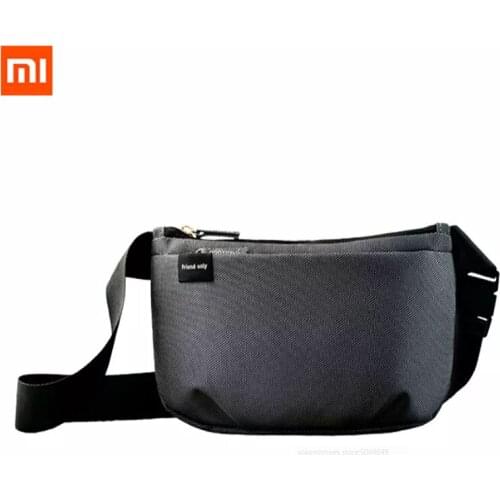 Xiaomi FO Sport Waterproof Men Waist bag Fashion Chest bag Outdoor Messenger Bag large Capacity Unisex Waist Bag Handbag