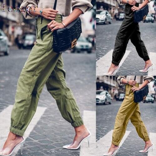 FEOGOR Sweatpants 2021 early autumn new arrivals womens all-match elastic and tight overalls casual pants cropped trousers