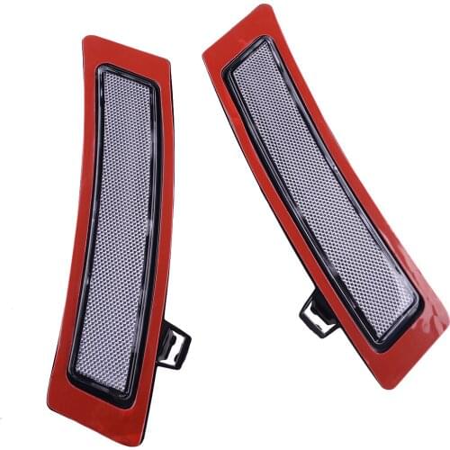 1 Pair Clear Front Bumper Reflector Side Marker Light 63147274432 Fit for BMW E70 X5 xDrive35d xDrive35i xDrive50i 2011-2013