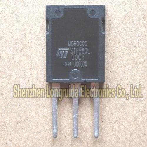 10PCS STPS80L30CY STPS80L30 TO-247 POWER SCHOTTKY RECTIFIER DIODE 80A 30V
