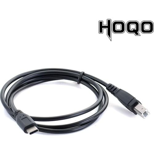 2m USB Type-C Male To Type B Male Data Transmission Cable Used To Connect Electronic Organ and Electric Piano with Mobile Phone