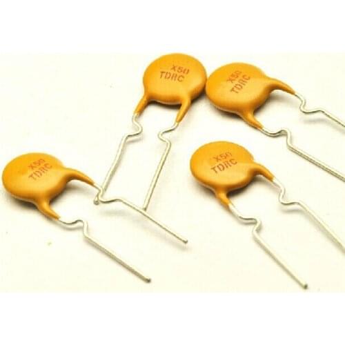 50PCS/LOT PPTC resettable fuse RXEF050 72V 0.5A 500MA