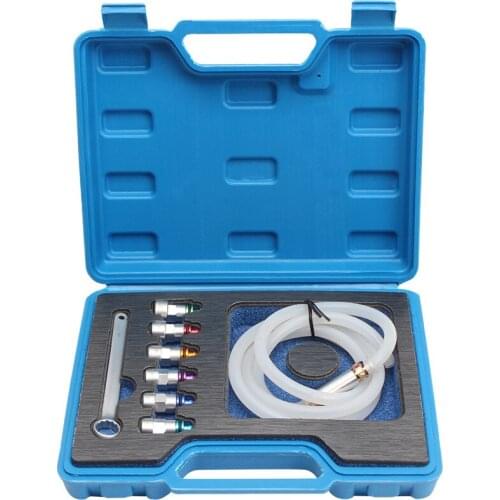 8-piece Set of Brake Cylinder Screw Oil Drain Socket Wrench Brake System Exhaust Wrench Oil Drain Exhaust Wrench