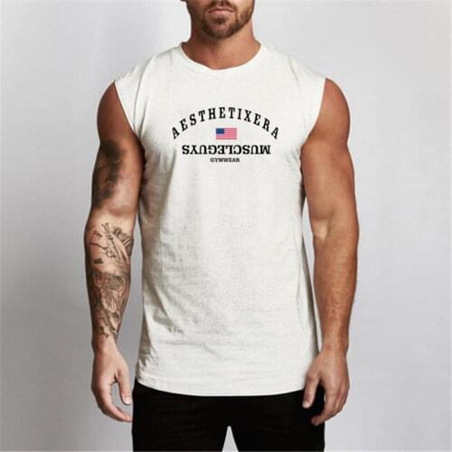 Brand Gyms Stringer Tank Top Men Workout Sleeveless Shirt Bodybuilding Clothing Fitness Mens Compression Vest Muscle Men Tanktop