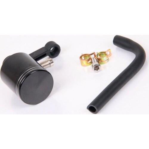 Black CNC Motorbike Front Brake Tank Fluid Reservoir Master Cylinder YZF CBR GSF