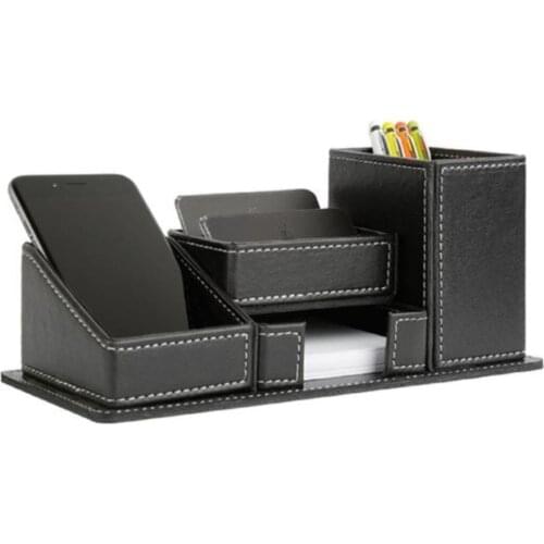 Black Desktop Organizer Set office products