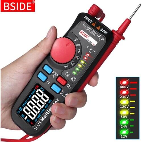 BSIDE Digital Multimeter ADM92CL-pro T-RMS Dual Mode Color Display Voltage Detector Tester Current Capacitance Diode NCV Hz test